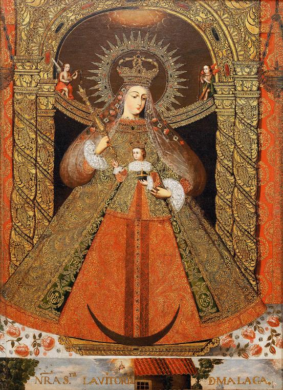 Luis Niño, Virgen de la Victoria, Potosí, 1740